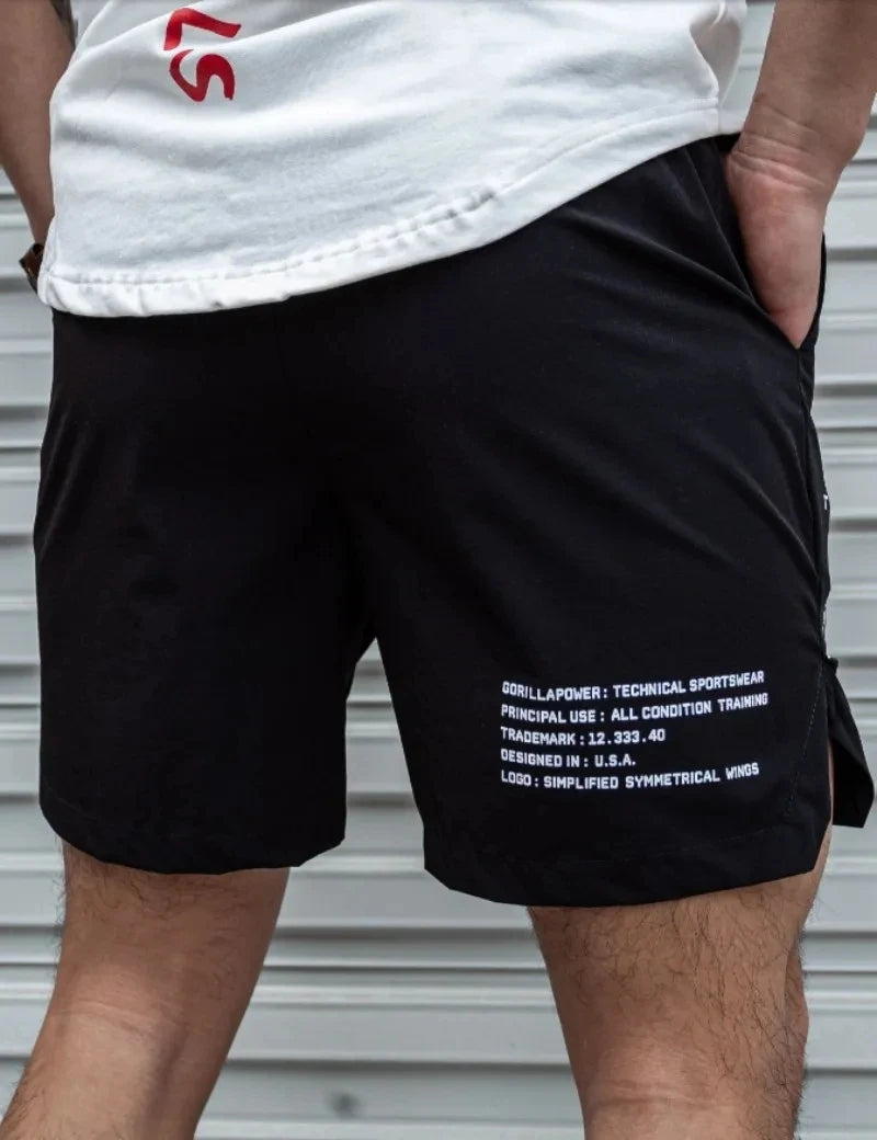 Men Hot Shorts Light Weight Thin Short Pants Running Squat Fitness Shorts Men GYM Wear Quick-drying Drawstring Shorts