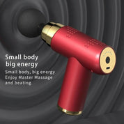 Portable Mini Massage Gun Pistol Facial Massager For Body Neck Deep Tissue Muscle Relaxation Body Massager
