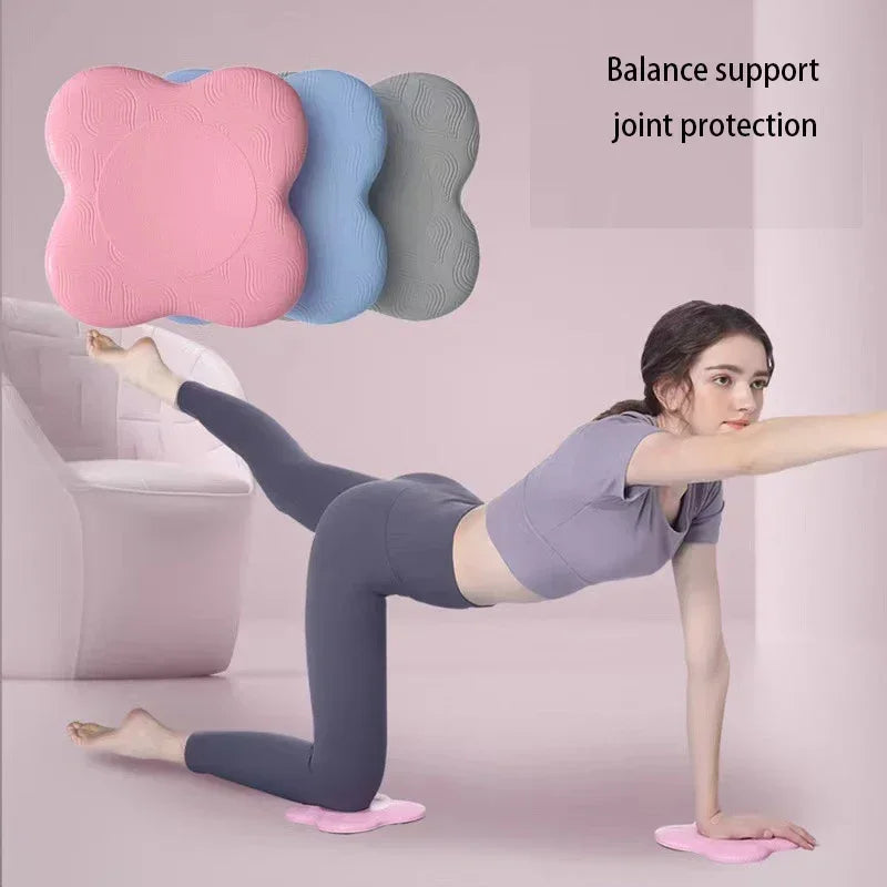 Yoga kneeling mat thickened flat support mat knee pad portable elbow pad yoga mat sports fitness