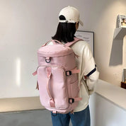 Large Capacity Storage Bag Travel Bag Tote Carry On Duffel Luggage Waterproof Backpack Handbag Oxford Shoulder Women