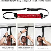 Pull-up Assist Band Elastic Chin Up Assistance Resistance Belt Bands Bar Gym Hanging Muscle Horizontal Arm Training Home Y9t8