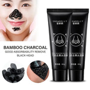 Bamboo Charcoal Blackhead Removal Face Mask Black Oil-Control Acne Treatment Peel Mud Mask Deep Cleaning Shrink Pore Skin Care