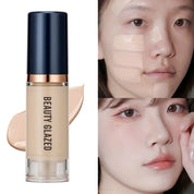 Waterproof Liquid Foundation BB Cream Base Primer Oil-Control F Whitening Moisturizing Concealer Contour Face Makeup Cosmetics