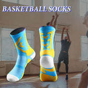 Elite Sport Cycling Basketball Socks Compression Running Man Black Trend Breathable Long Hiking Damping Athletic Professional
