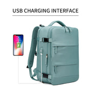 Women Laptop Backpack 15.6inch Teenage girl USB charging school Backpack Independent Shoe bag travel Backpack outdoor Backpack