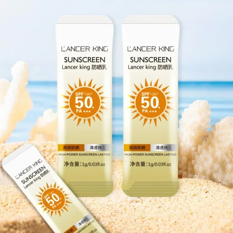 Spf50+ Sunscreen Whitening And Moisturizing Anti-aging Face Sunscreen Refreshing Oil Control Cream Blocking Uv Facial Treatment