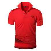 Men's Sports T-shirt Polo Shirt Short Sleeve Red Shirt Golf Tennis