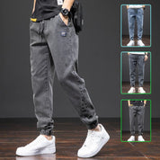 Mens Fashion Casual Loose Stretch Jeans