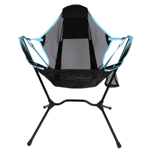 Convenient Simple Aluminum Moon Chair With Aluminum Backrest