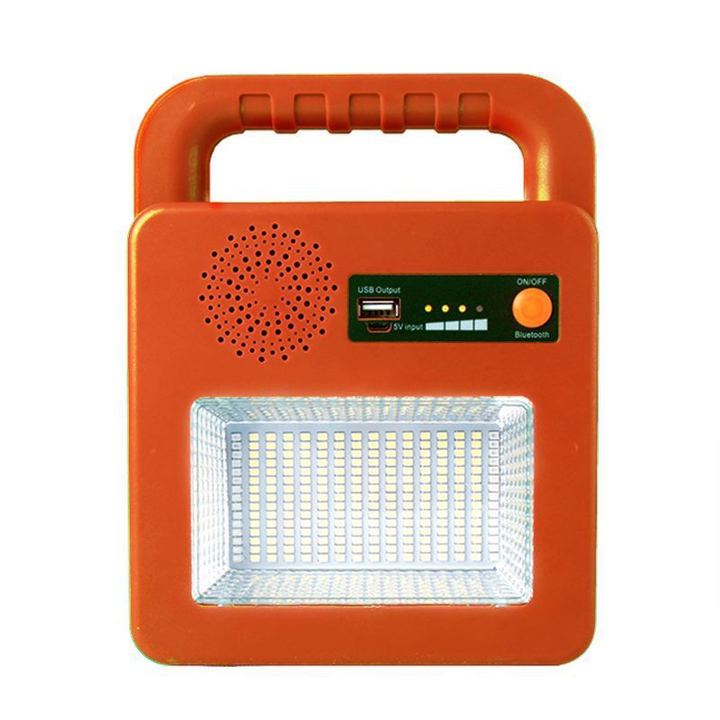 Solar Rechargeable Camping Outdoor Bluetooth Speaker Emergency Light