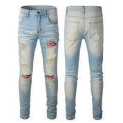 Worn Wash Color Slim Fit INS Jeans