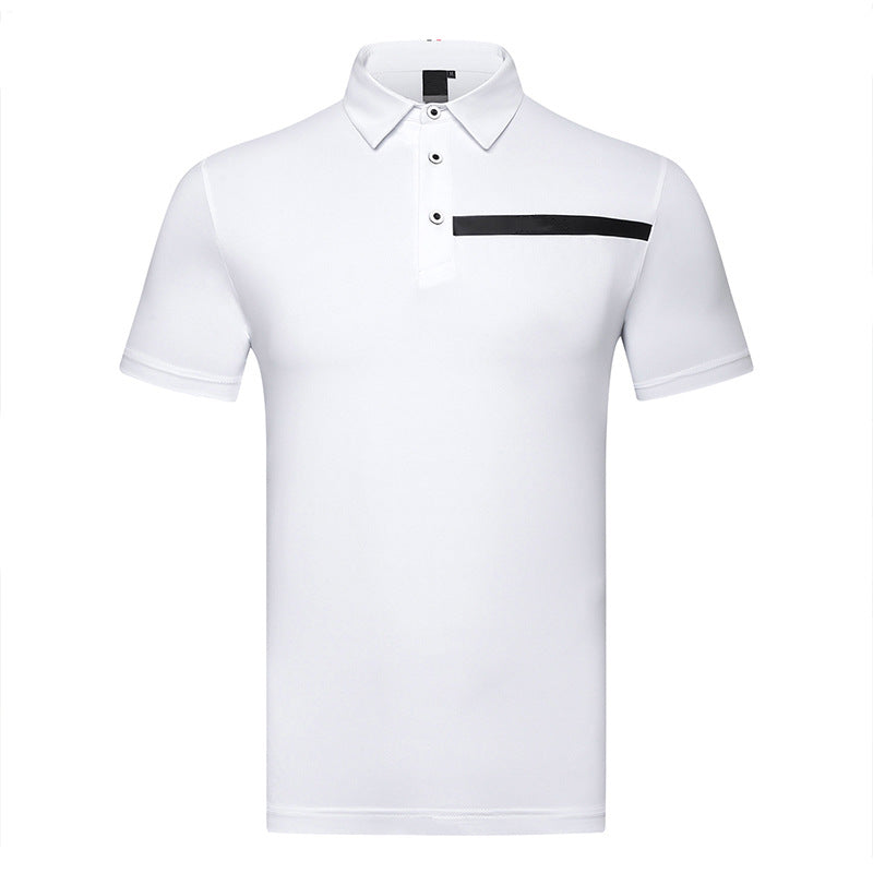 Golf Sports And Leisure Short-Sleeved Polo Shirt Men's Lapel T-Shirt