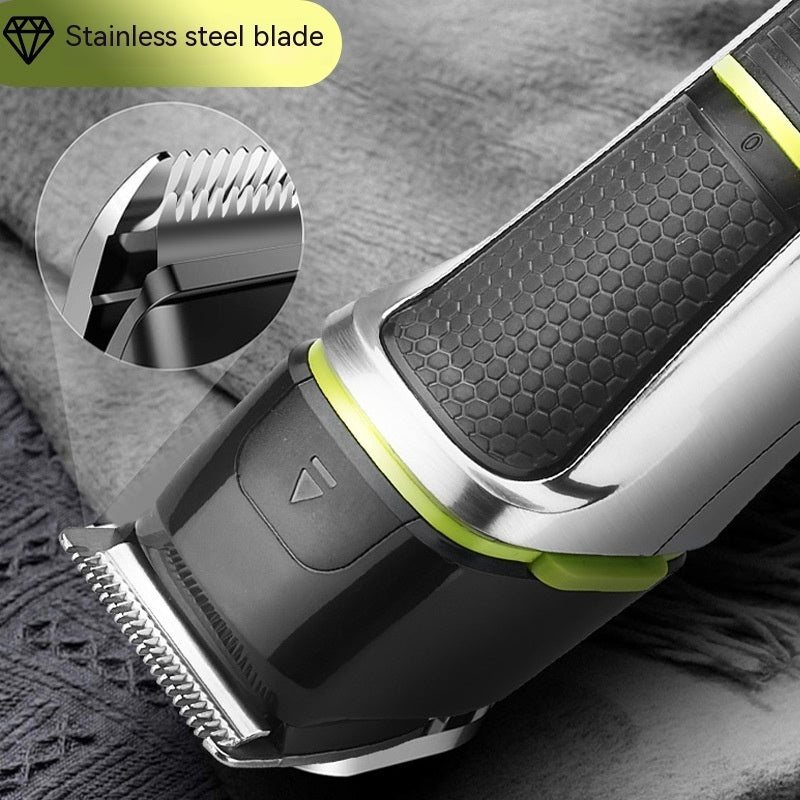 USB Multifunctional Electric Shaver 15-in-1 Waterproof Electric Hair Clipper Household Nose Hair Trimmer