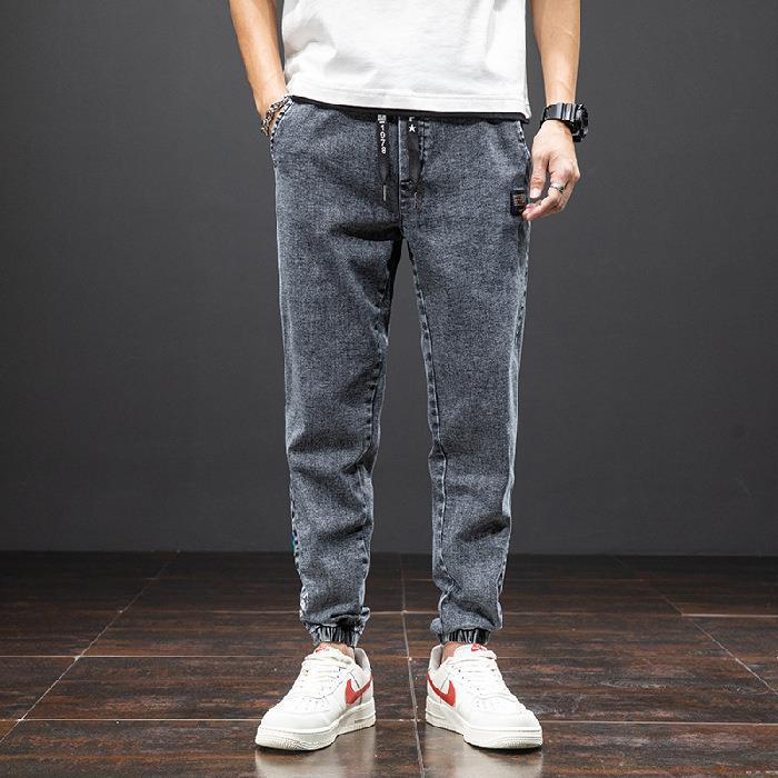 Mens Fashion Casual Loose Stretch Jeans