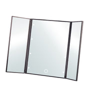 Portable Square Three Sides Folding Vanity Mirror