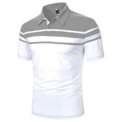 Men's Striped Polo Short Sleeve