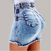 High Waist Sexy Pencil Jeans Skirt