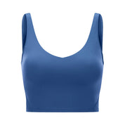 Vest-style sports bra