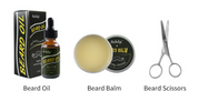 Men's beard care kit essential oils