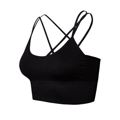 Cross beauty back yoga sports bra