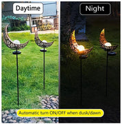 LED Solar Flame Light Metal LED Garden Light Flame Effect Lamp Waterproof Outdoor Lights Landscape Lights Solar Decorative Light