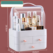 Makeup Storage Desktop Dustproof Lipstick Makeup Brush Finishing Box Dressing Table Skin Care Product Mask Rack