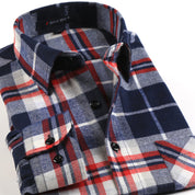 Casual flannel men's shirt