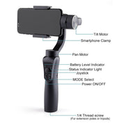 Mobile phone stabilizer 3-axis handheld gimbal