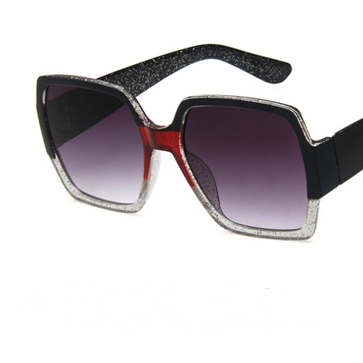 Colorful glitter sunglasses retro sunglasses