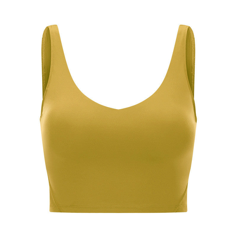 Vest-style sports bra