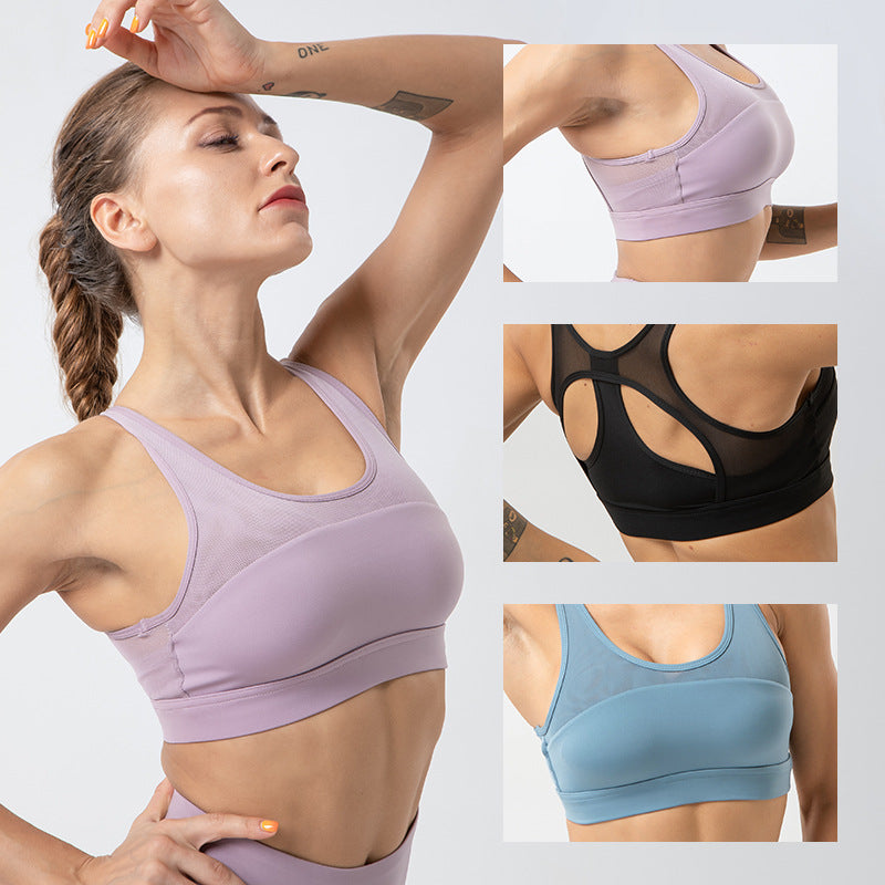 Quick-drying shockproof sports bra