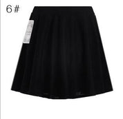 USA SIZE Large size women's high waist half skirt umbrella skirt pleated skirt sundress