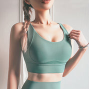 Fitness running sports bra