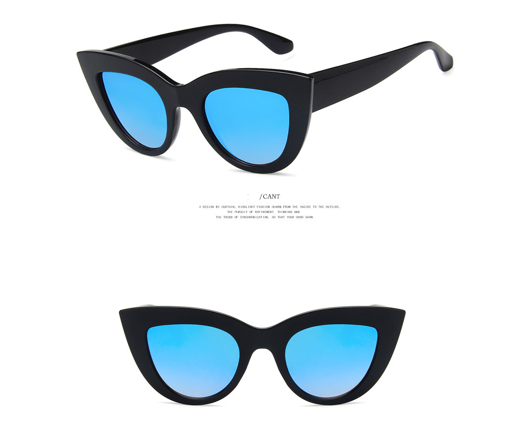 European and American retro cat eye sunglasses trend wild style sunglasses