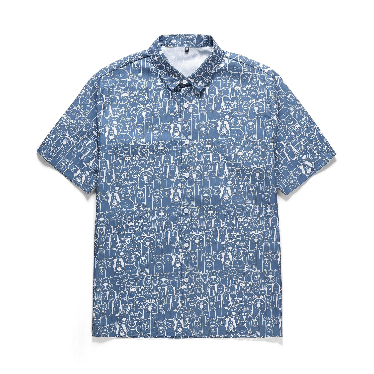 Men's beach print T-shirt