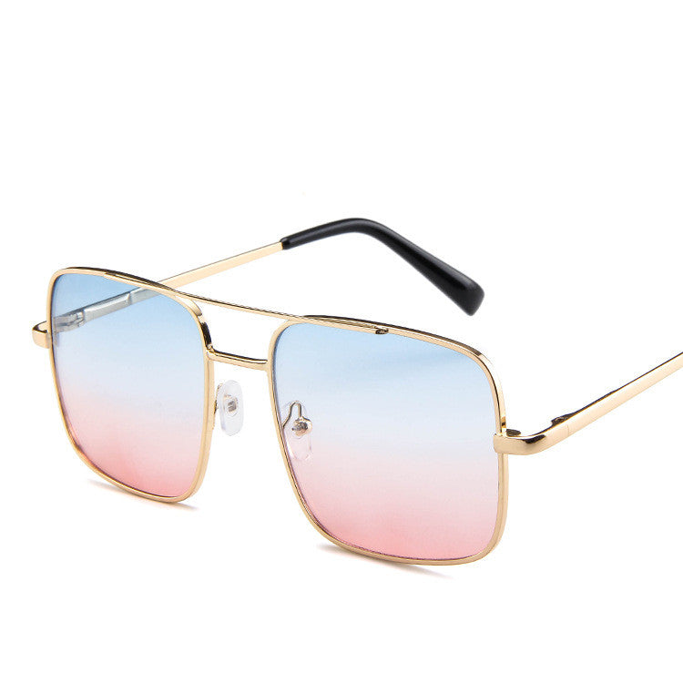 Metal sunglasses fashion two-tone sunglasses