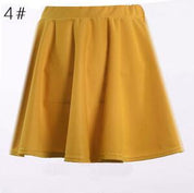 USA SIZE Large size women's high waist half skirt umbrella skirt pleated skirt sundress