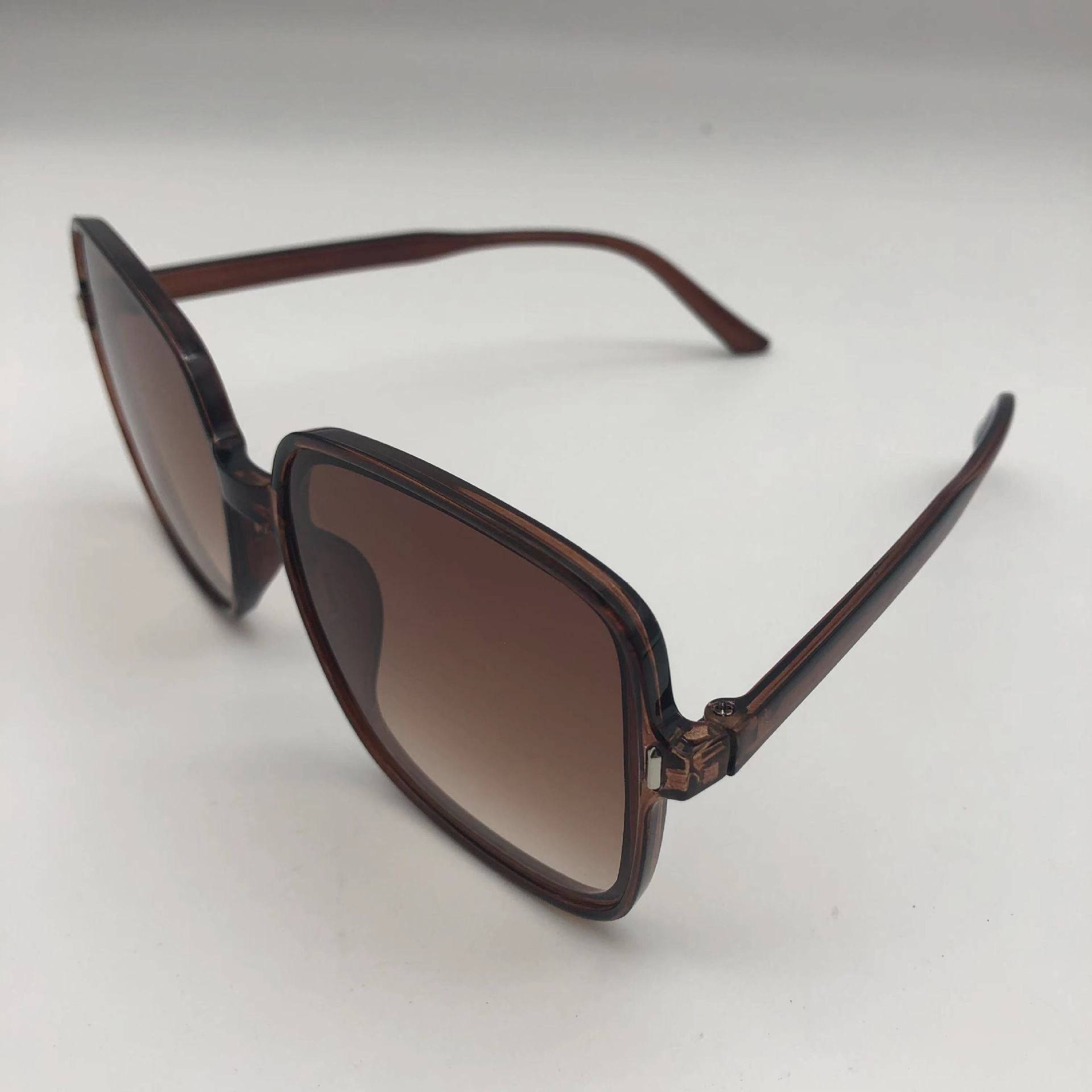 Square Sunglasses Gradient Color UV Protection Vintage Sunglasses