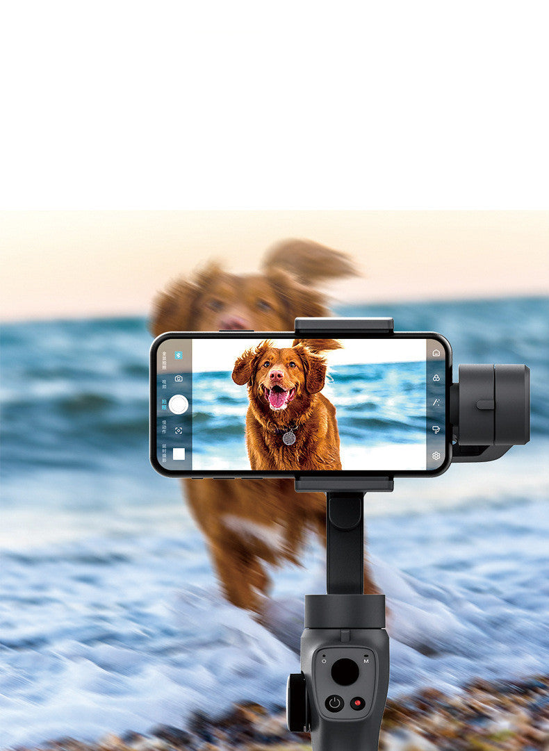 Anti-shake three-axis gimbal mobile phone stabilizer