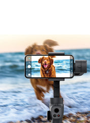 Anti-shake three-axis gimbal mobile phone stabilizer