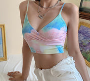 Rainbow crop top