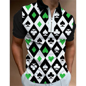 Men's 3D Printed Polo Shirt