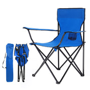 GREATOYAR Steel Folding Camping Chair, Folding Camping Chair Leisure Chair, with Storage Bag, Outdoor, Fishing, Festival, Picnic