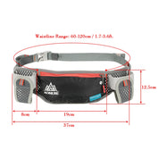 AONIJIE Running Hydration Waist Pack With Two Water Bottle 170ml Bag  Belt Bottle Phone Holder Waterproof Jogging