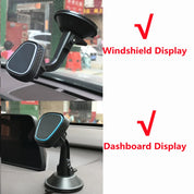New Carbon Fiber Magnetic Holder Car Phone Holder Stand Mount Display Bracket Stand Support 360 Rotatable Car Holder Magnetic