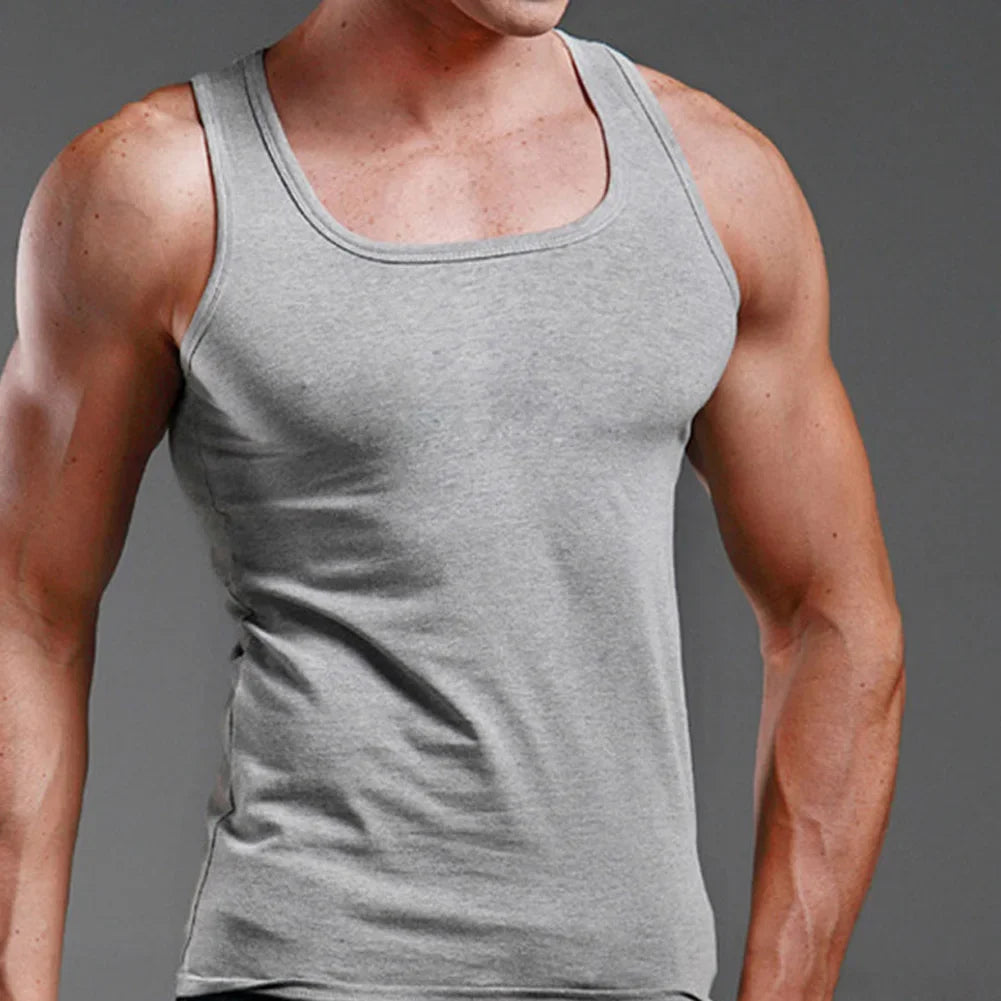 Men's Underwear Cotton Casual Tank Top Men High Quality Bodybuilding Singlet Sleeveless Slim Fit Vest Men Tank Tops