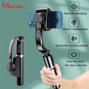 FANGTUOSI Mobile Video stabilizer Bluetooth selfie stick tripod Gimbal Stabilizer For Smartphone Live vertical shooting bracket