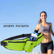 Waist Bag Running Bag Waterproof Sports Belt Gym Bag Portable Lightweight Hydration Belt Water Bottle Hip Waist Pack