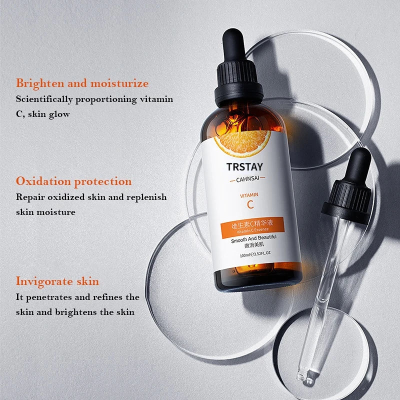 TRSTAY Vitamin C Serum For Face Moisturizing Brightens Skin Repair Smooth Facial Essence Serum Facial Care Skincare Products