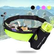 Marathon Racing Hydration Running Belt Bag Sports Waist Pack Climbing Hiking Gym Fitness Waist Pouch with Water Bottle